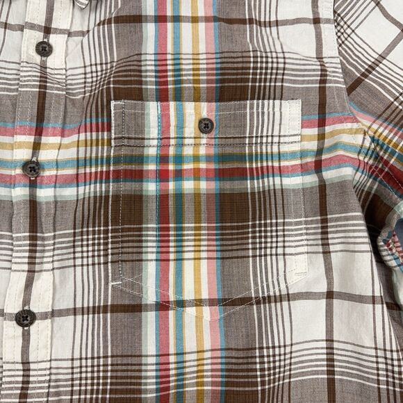 Toad & Co Smythy Shirt Mens Sz XL Plaid Short Sleeve Button Up Hiking Organic - Picture 4 of 9